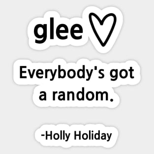 Glee/Holly Sticker